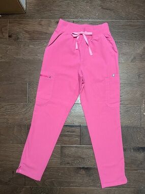 Women's Figs F'ing Pink High Waisted Yola - Petite Skinny Pant Xs - F*Ing Pink